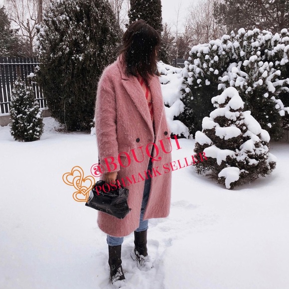 BLOGGERS FAV ZARA LIMITED EDITION WOOL BLEND COAT - Picture 8 of 14